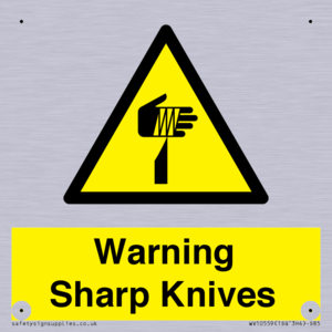 Warning Sharp Knives